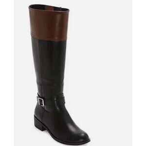 St. John's Bay Womens Danwood Block Heel Riding Boots